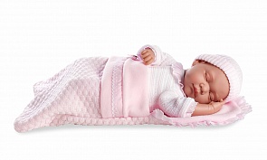 Мягкий пупс из серии Arias Elegance в розовом конверте и костюме, с соской, плачет, 45 см. (Arias, Т11103)